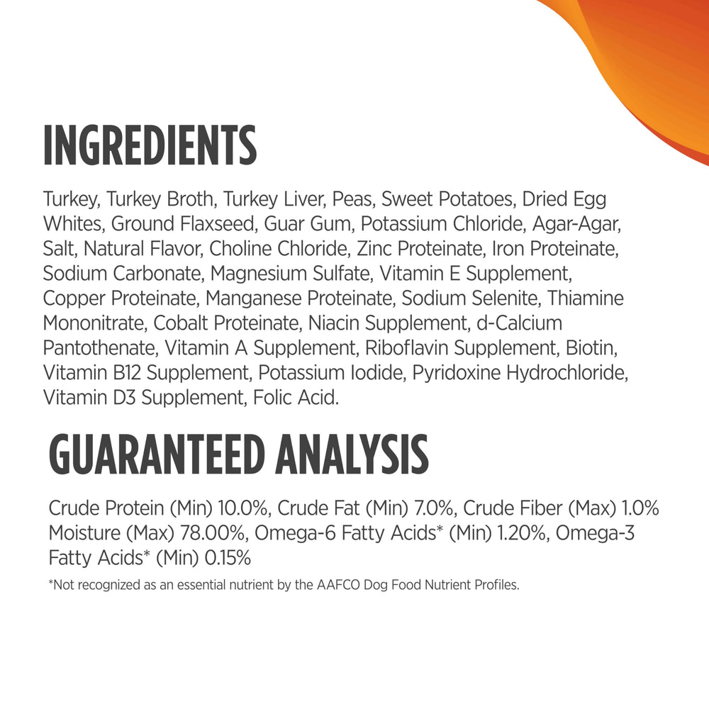USA-made Nulo grain-free wet dog food 12-pack on display.