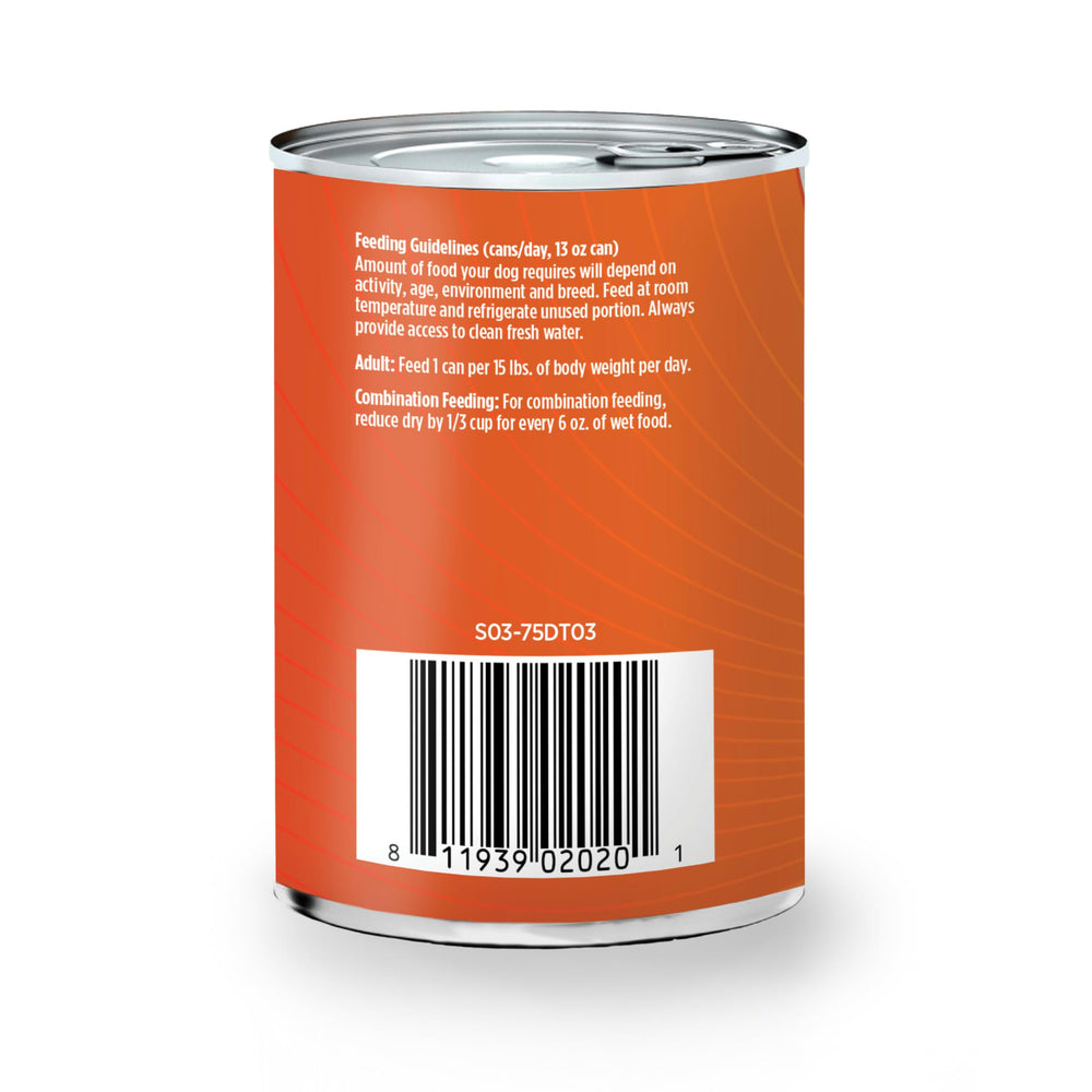 Close-up of 13-ounce can with bold Nulo branding.