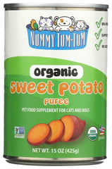 Nummy Tum Tum organic sweet potato bag highlights USA-sourced ingredients for a healthy snack.