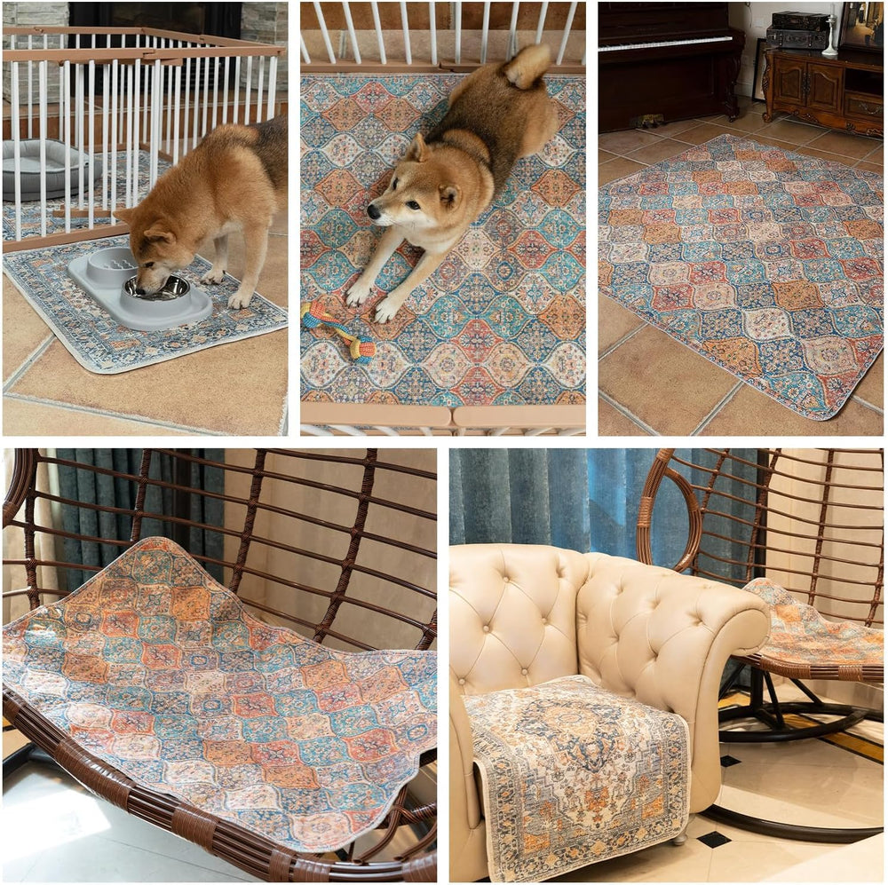 Nunubaby travel-friendly dog pad doubles as a cozy mat for crates, cars, and travel.