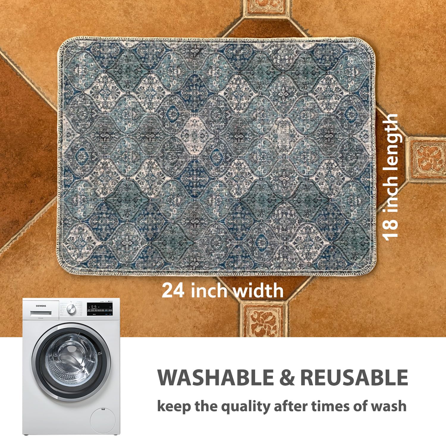 nunubaby multi-layer absorbent pad quickly takes liquids away from surfaces