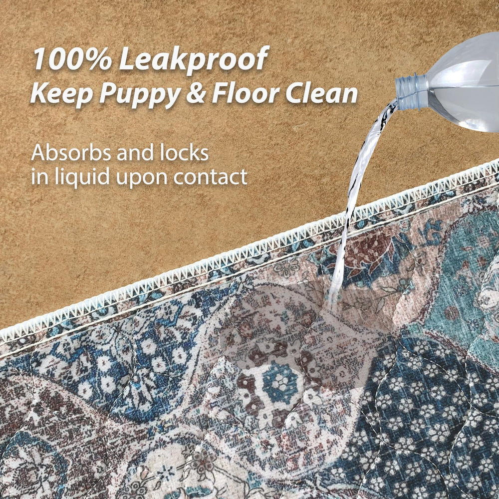 Nunubaby pad with durable backing keeps in place on floors