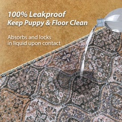 Nunubaby non-slip backing keeps pads in place on busy floors and furniture.