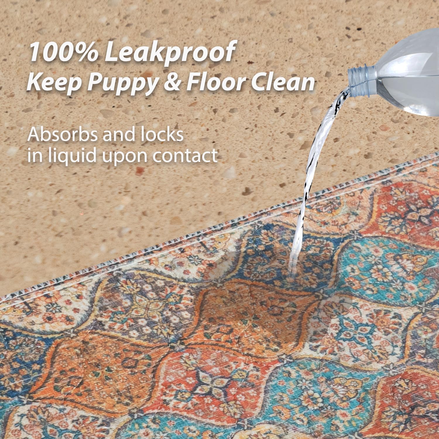 Nunubaby pad with breathable waterproof coating for odor control.