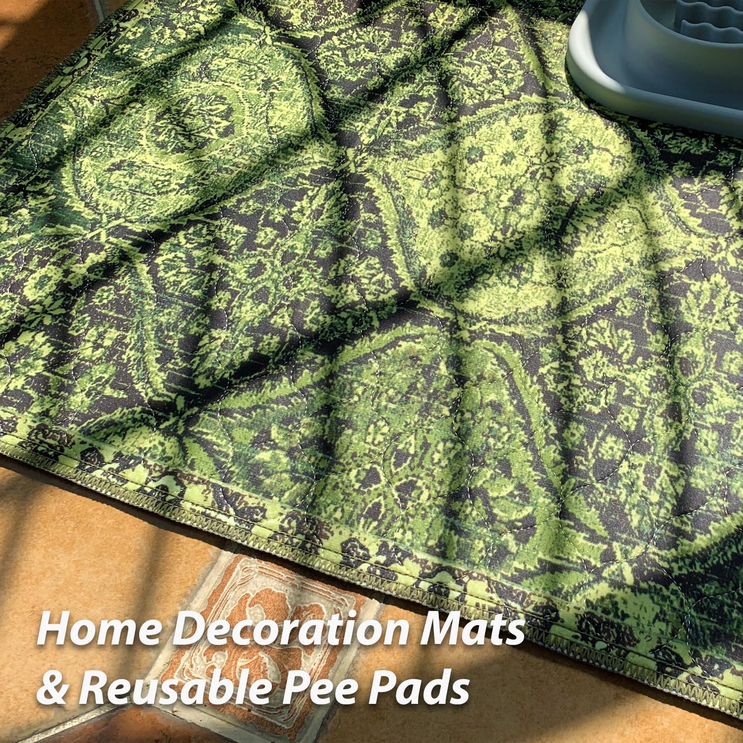 nunubaby multi-pattern pee pad adds style while absorbing accidents