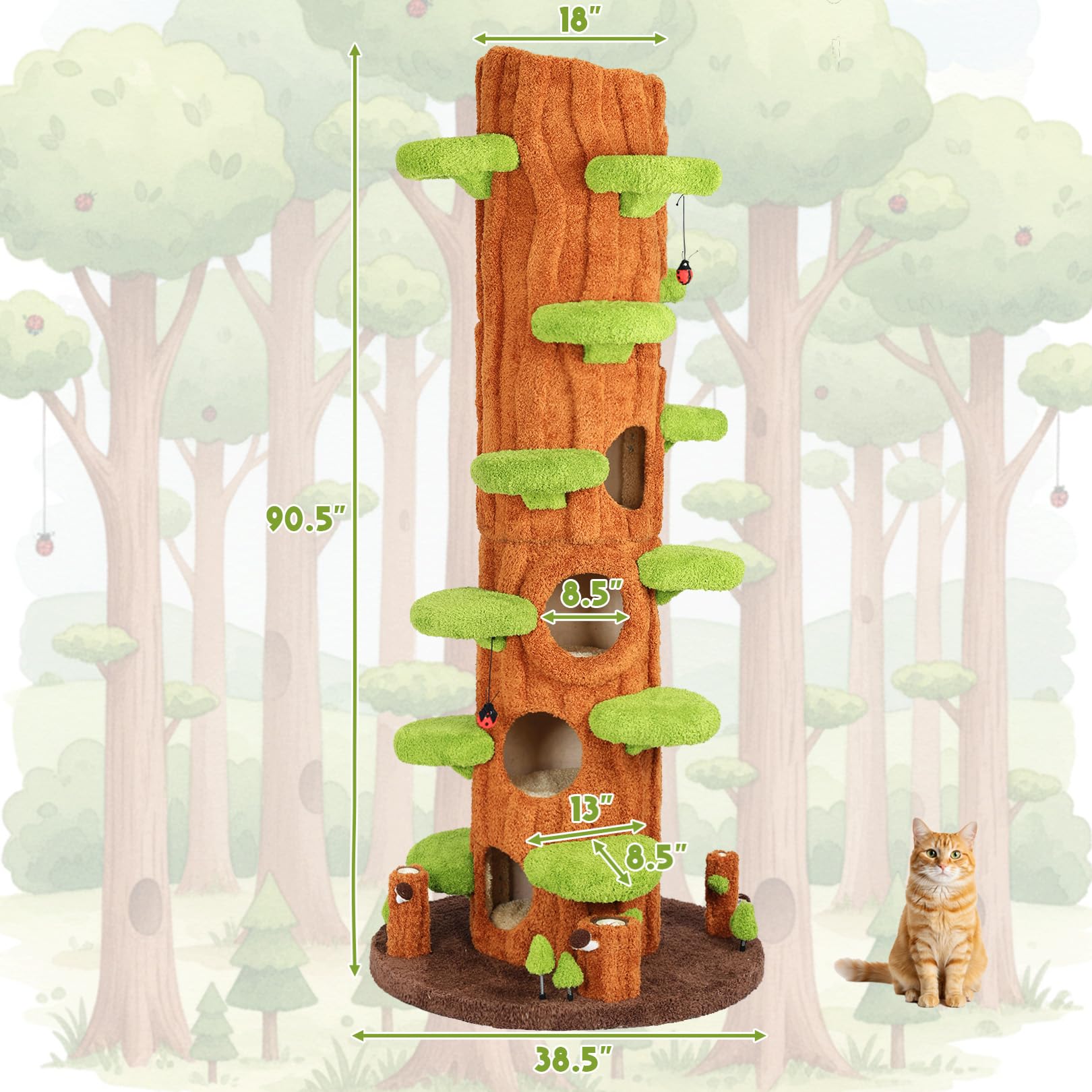 NUNU LAB multi-level playground supports playful exploration and restful napping.