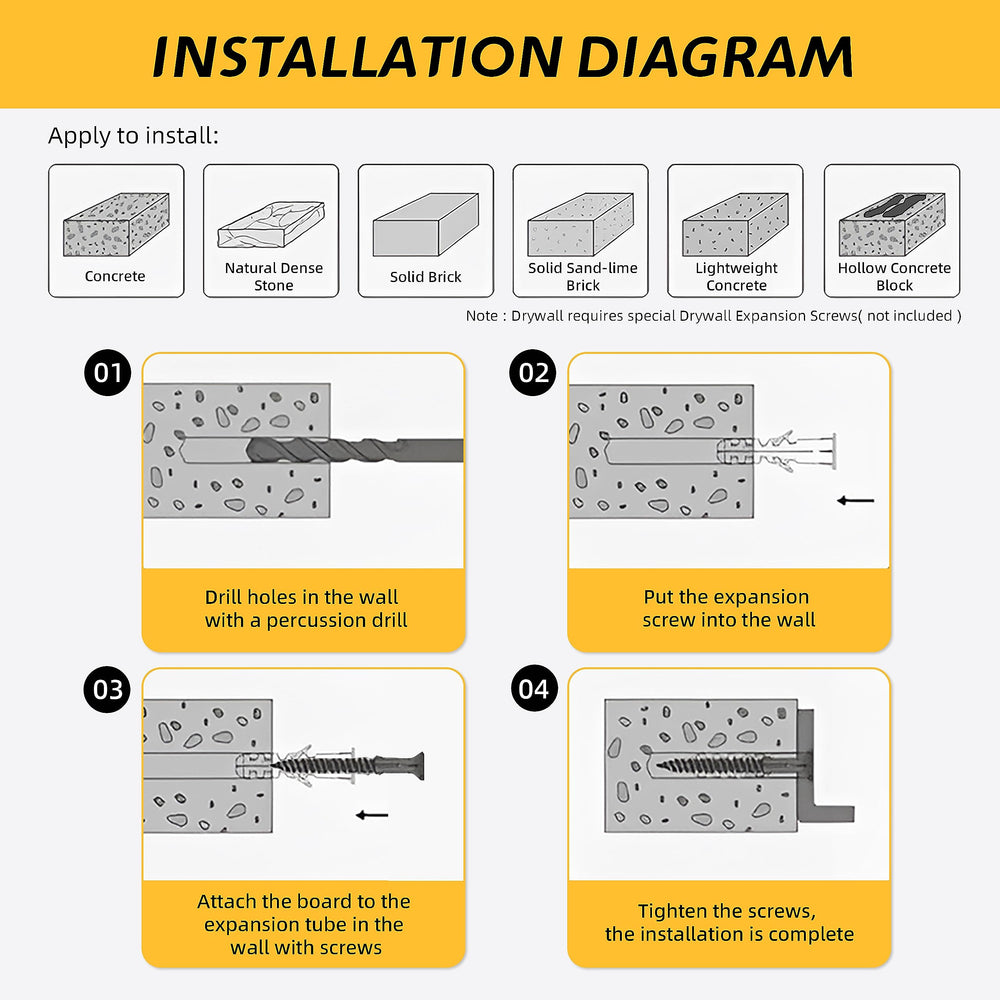 NunU Lab DIY wall-mount installation guide demonstrates setup steps