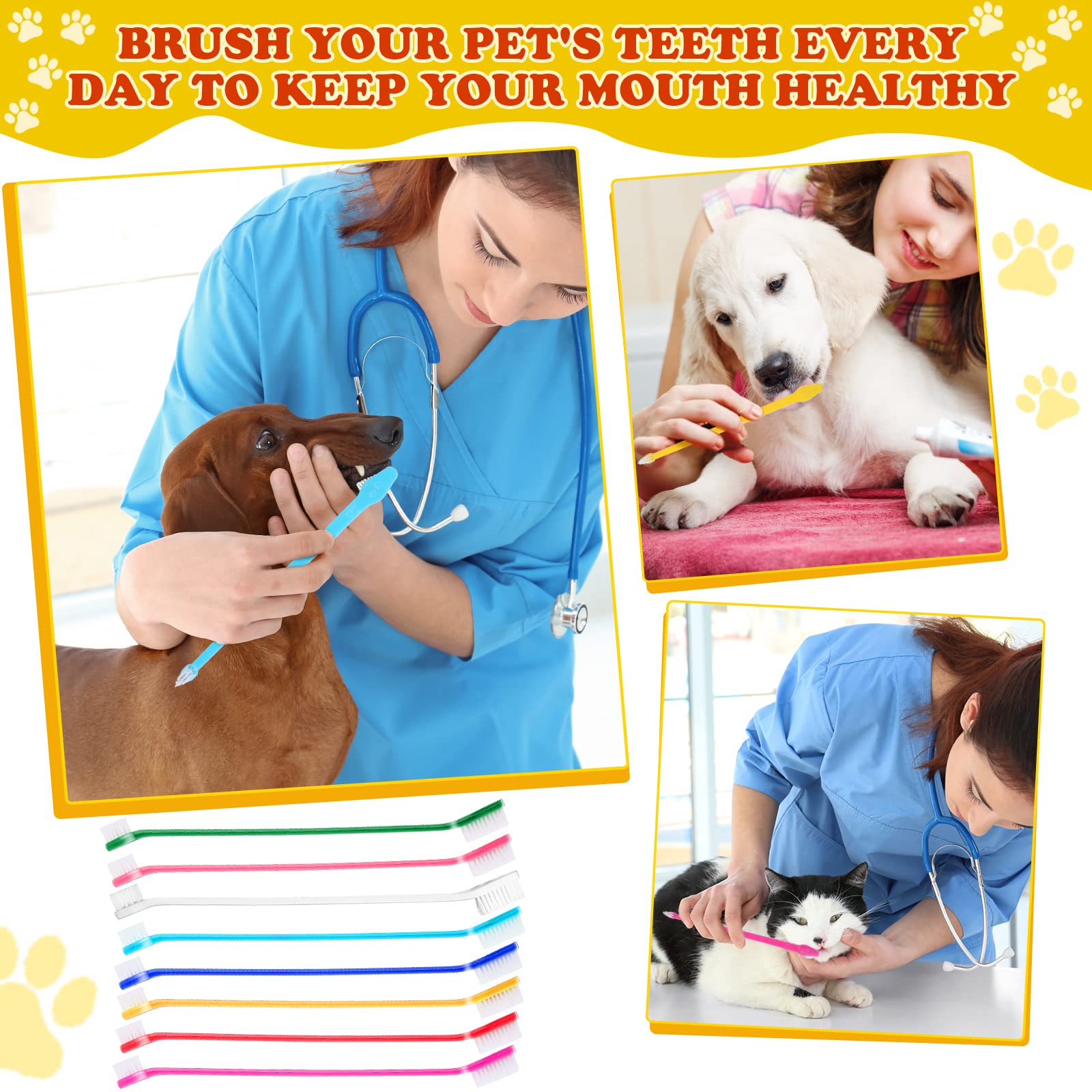 Nuogo 7-color pack helps color-code care for multiple pets.