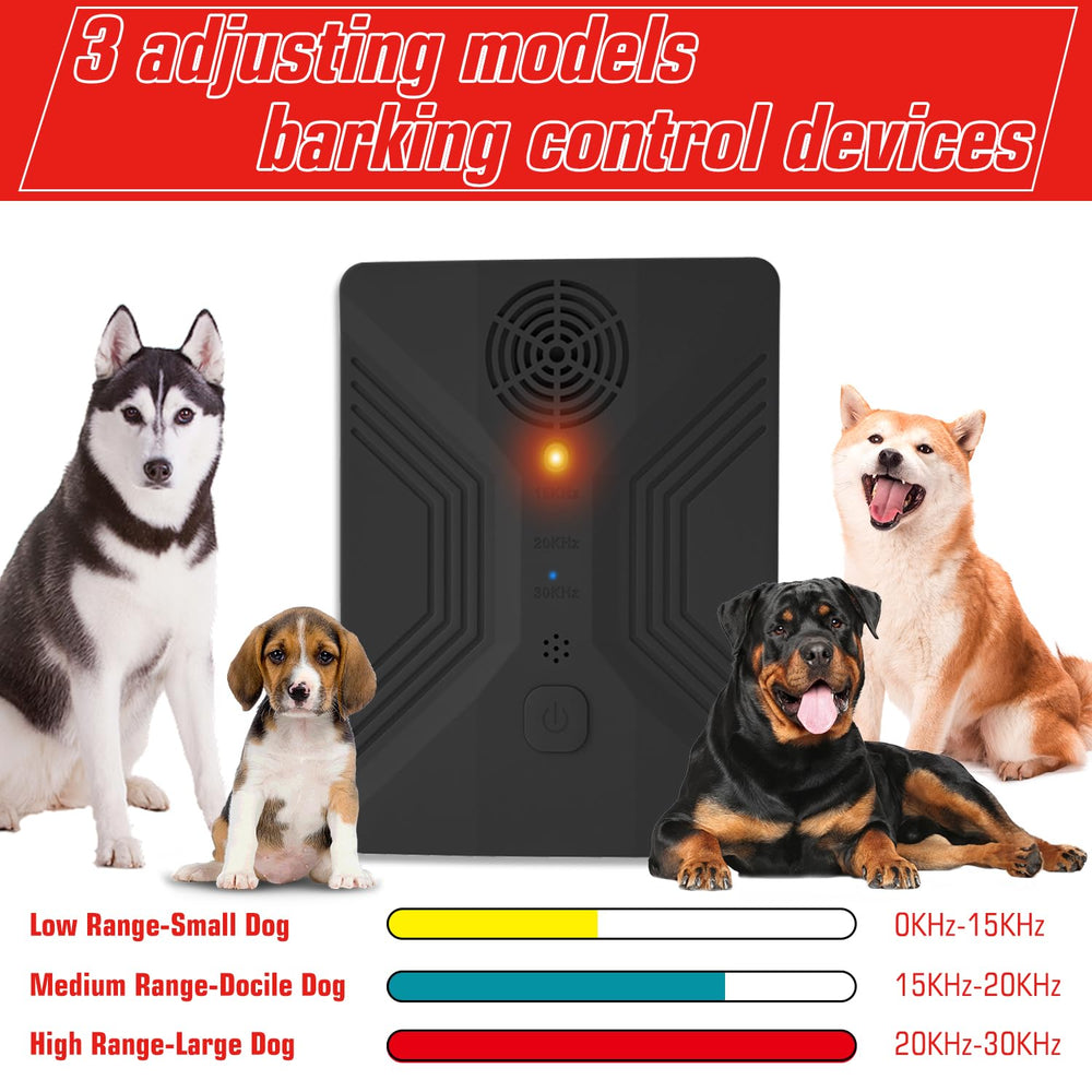 Nupec dog bark deterrent mounted on wall or fence for easy training