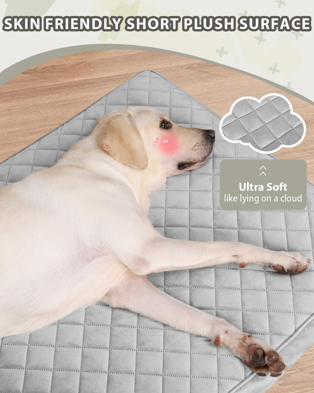 NUPIDA velvet quilted surface for a soft, inviting rest.