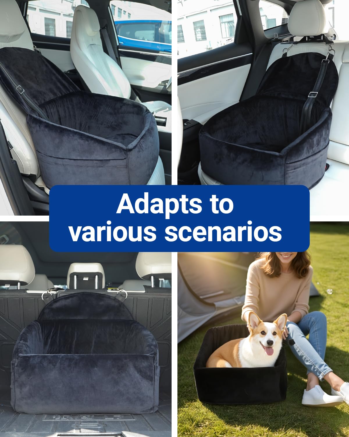 NUPIDA storage pockets keep treats and essentials handy