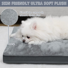 NUPIDA dog crate bed non-slip bottom for secure crate placement.