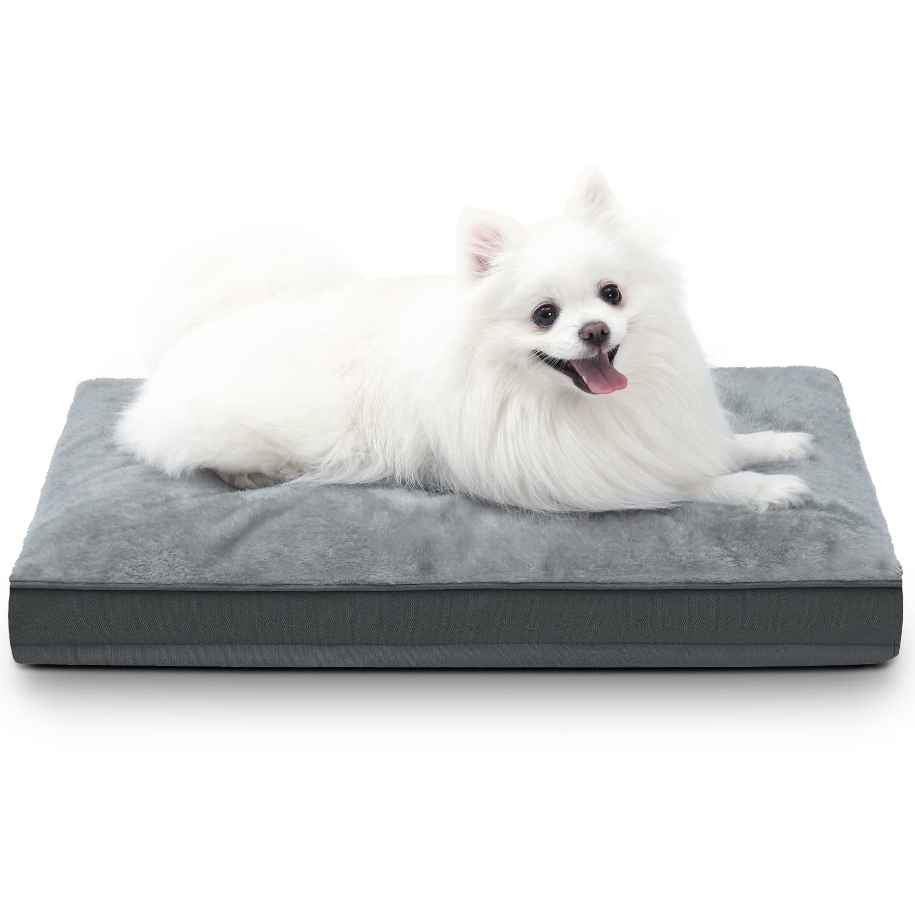 NUPIDA dog crate bed waterproof deluxe plush cover for easy cleaning.
