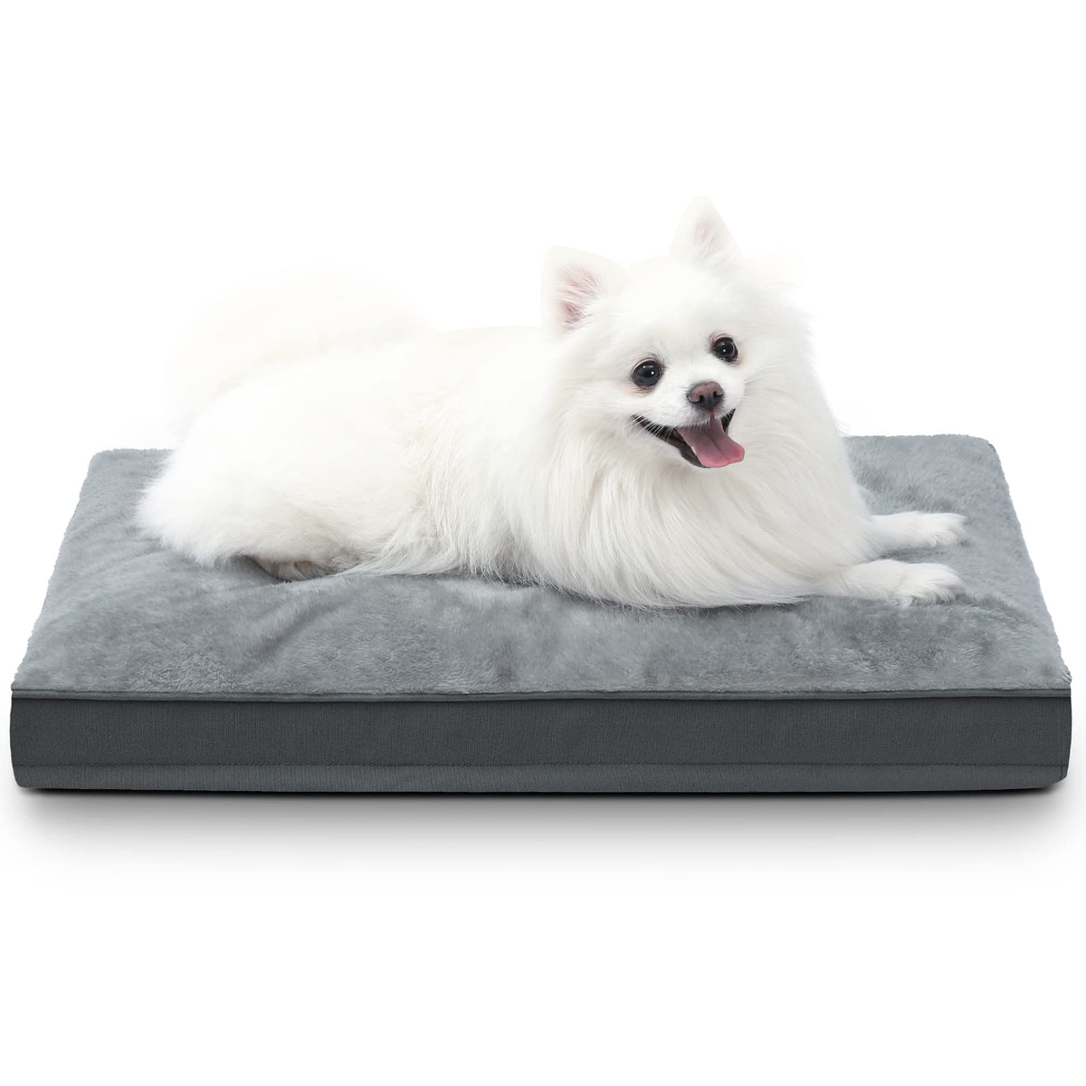 NUPIDA dog crate bed waterproof deluxe plush cover for easy cleaning.