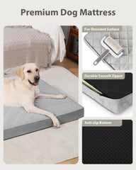 NUPIDA removable cover on a large orthopedic dog bed simplifies washing