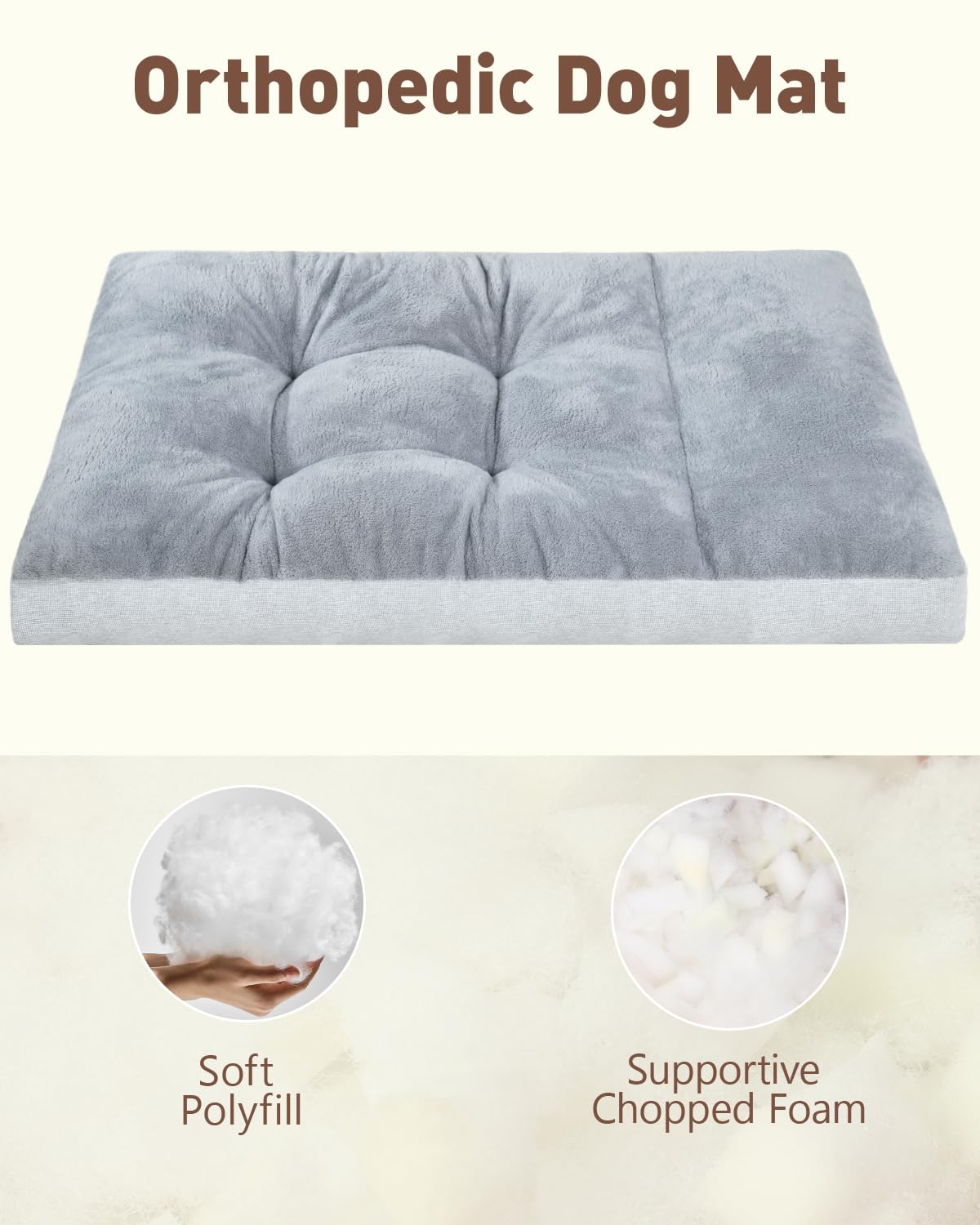 NUPIDA bed with anchor-point support evenly distributes fill for joints.