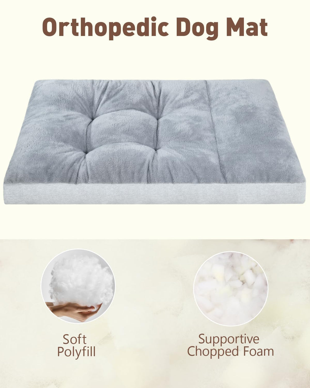 NUPIDA bed with anchor-point support evenly distributes fill for joints.