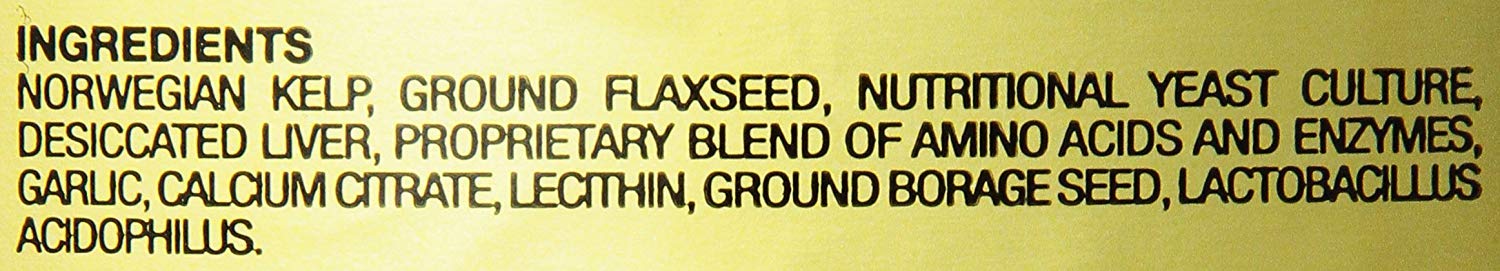 Nupro brand label on bottle emphasizes natural, vet-friendly wellness support.