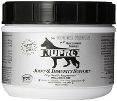 Nupro Joint and Immunity bottle for natural dog joint support.