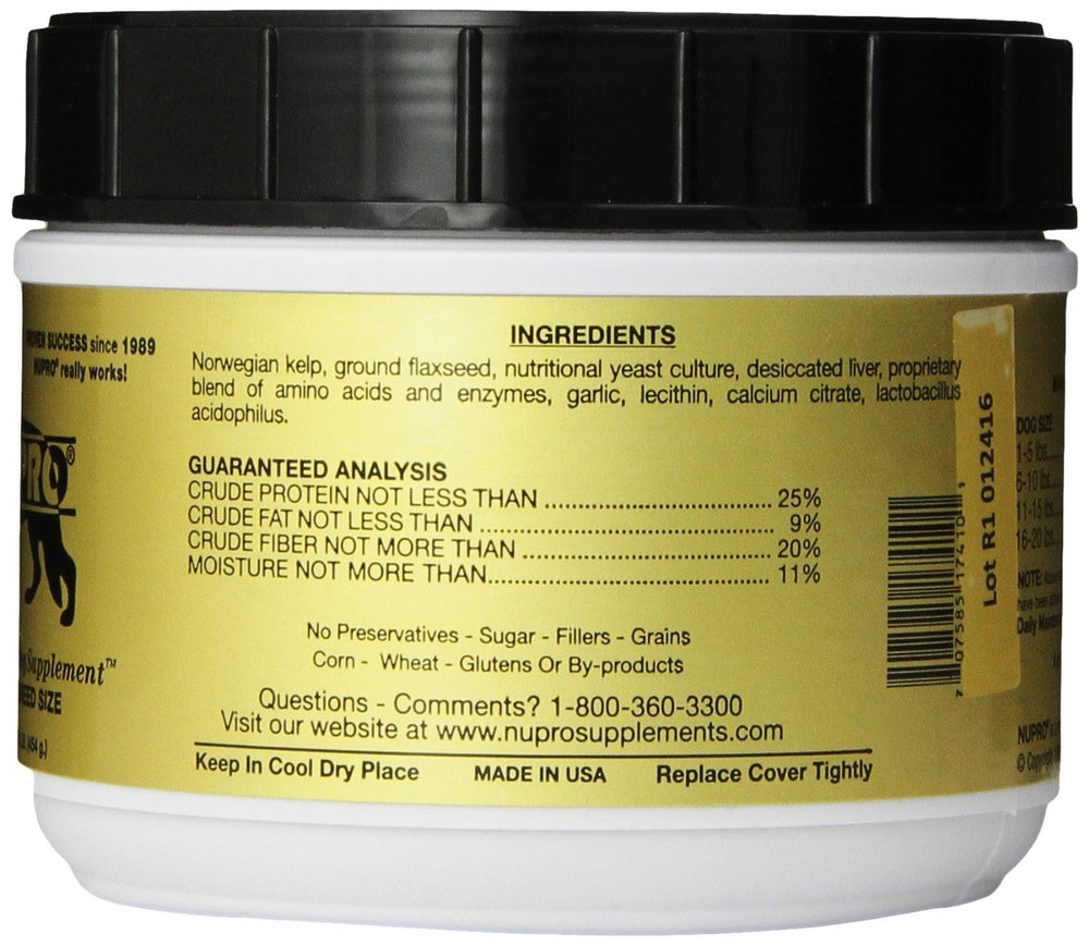 Nupro Nutri-Pet small-breed powder scoop for easy daily mixing