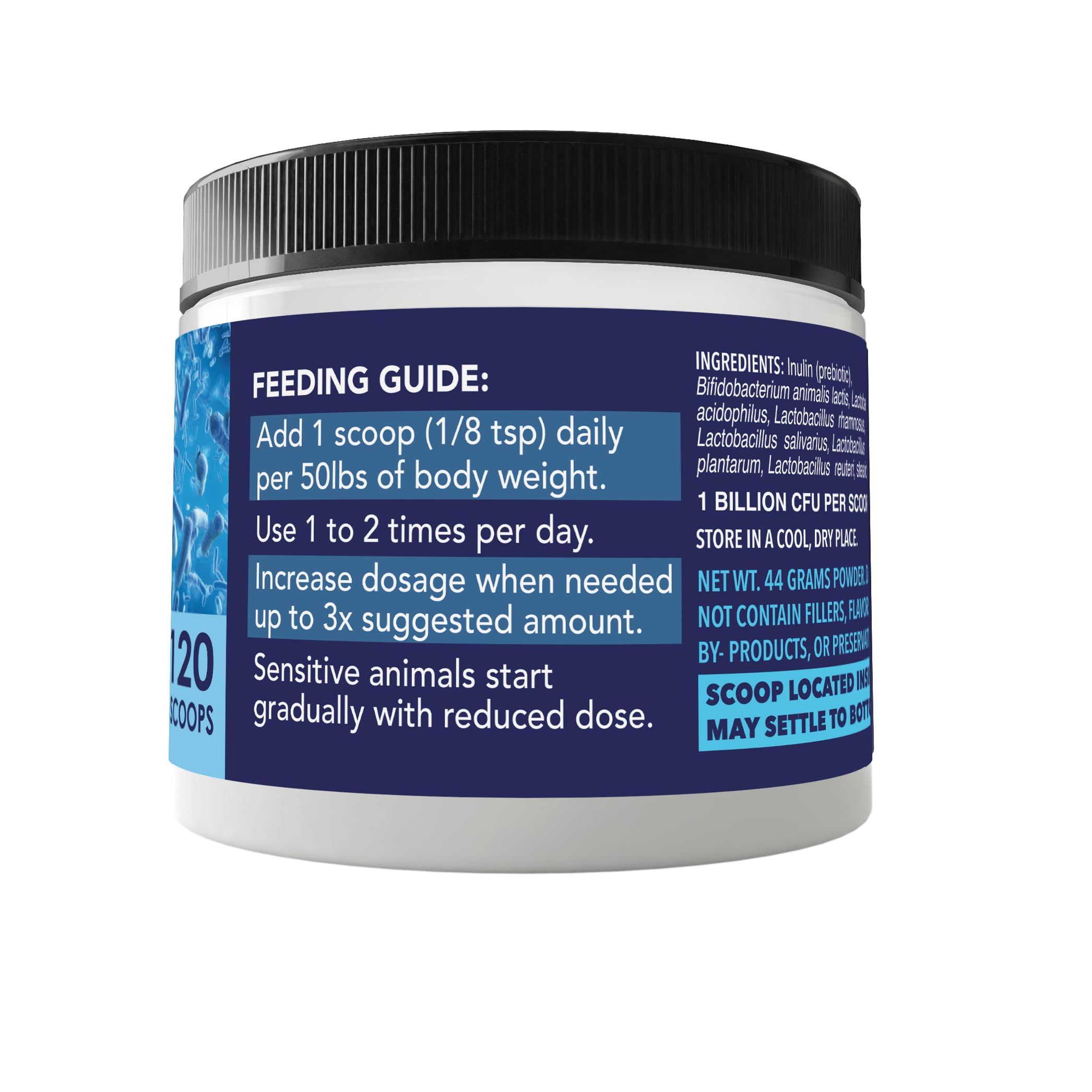 NUSENTIA probiotics ideal for puppies and kittens.
