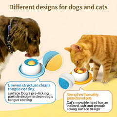 NUSQO dog lick bowl anti-slip design keeps meals mess-free.