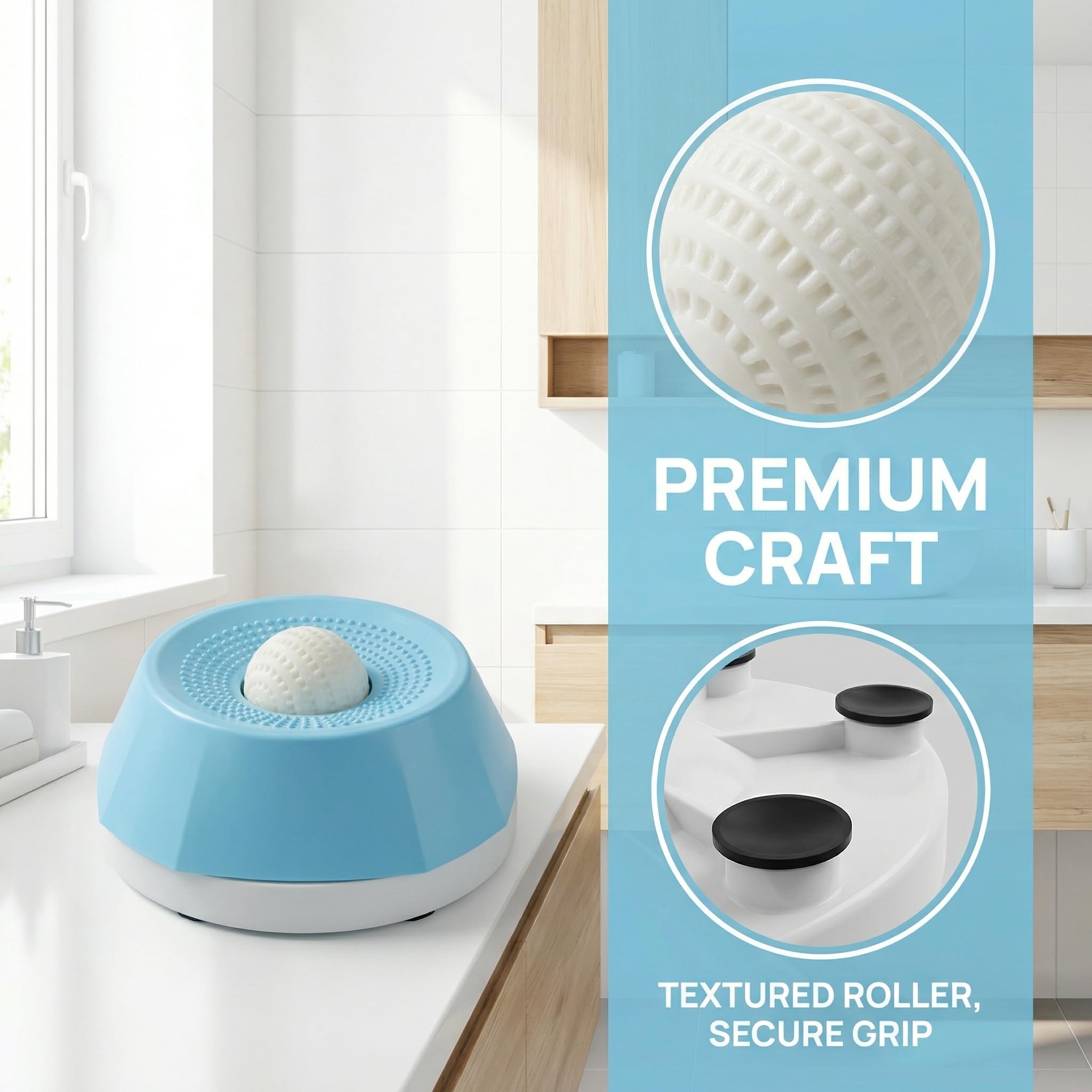 Easy-to-clean design after treats and meals for the NUSQO bowl.