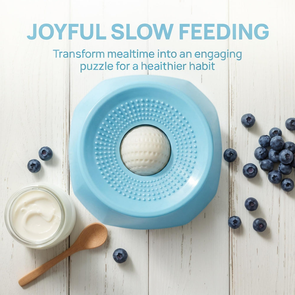 NUSQO bowl with non-slip base for stable, mess-free dining.
