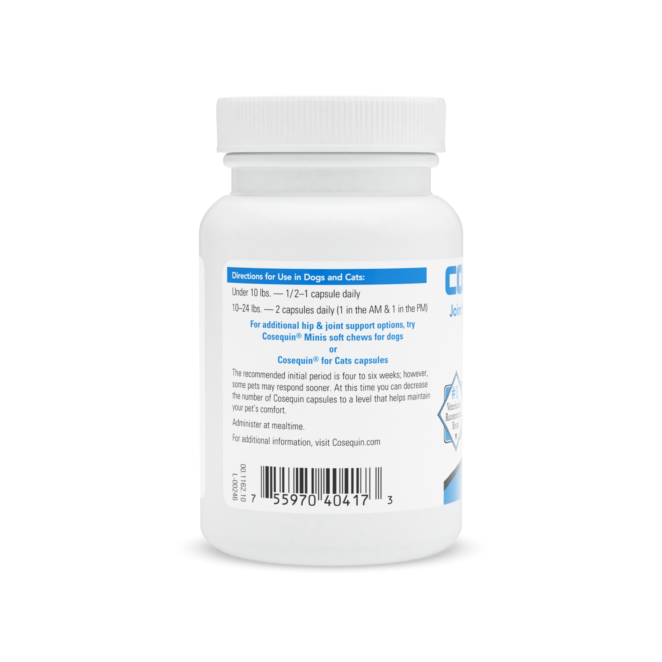 Nutramax Cosequin beef cheddar flavored chewable tablet ready to mix with meals