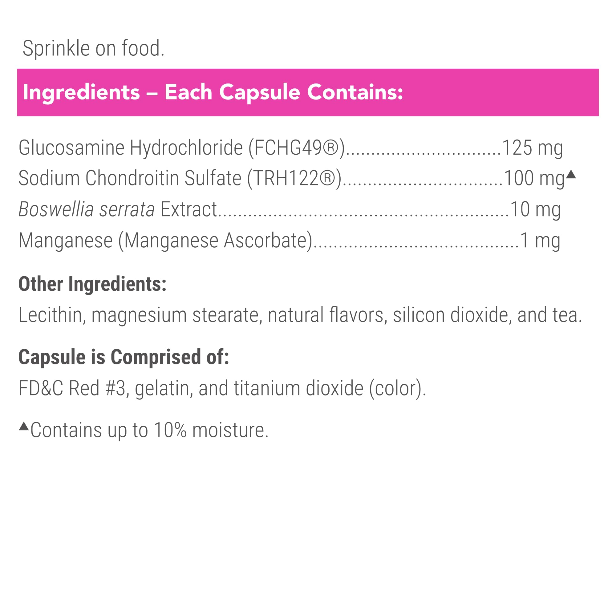 Nutramax Cosequin with Boswellia extract providing extra joint support