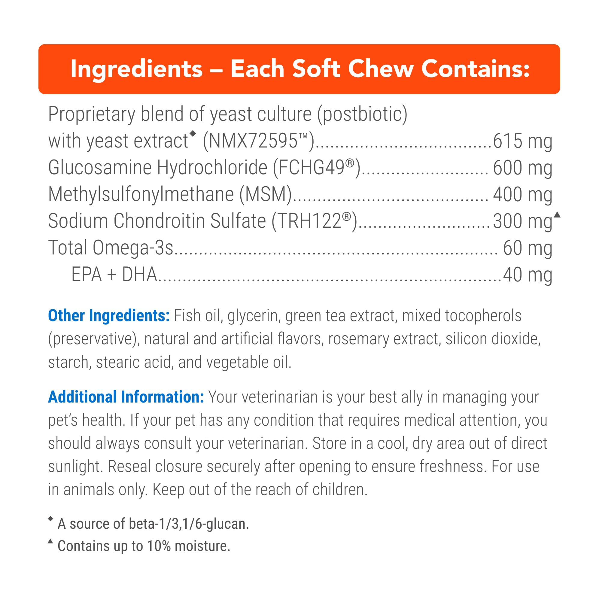 Nutramax Cosequin daily-use soft chews simplify routine joint care for dogs.