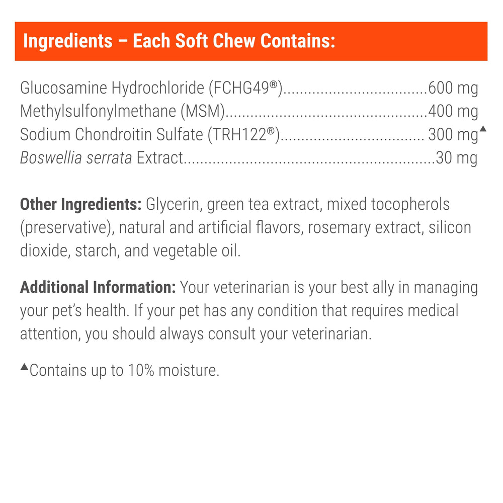 Nutramax Cosequin DS Plus MSM professional line packaging
