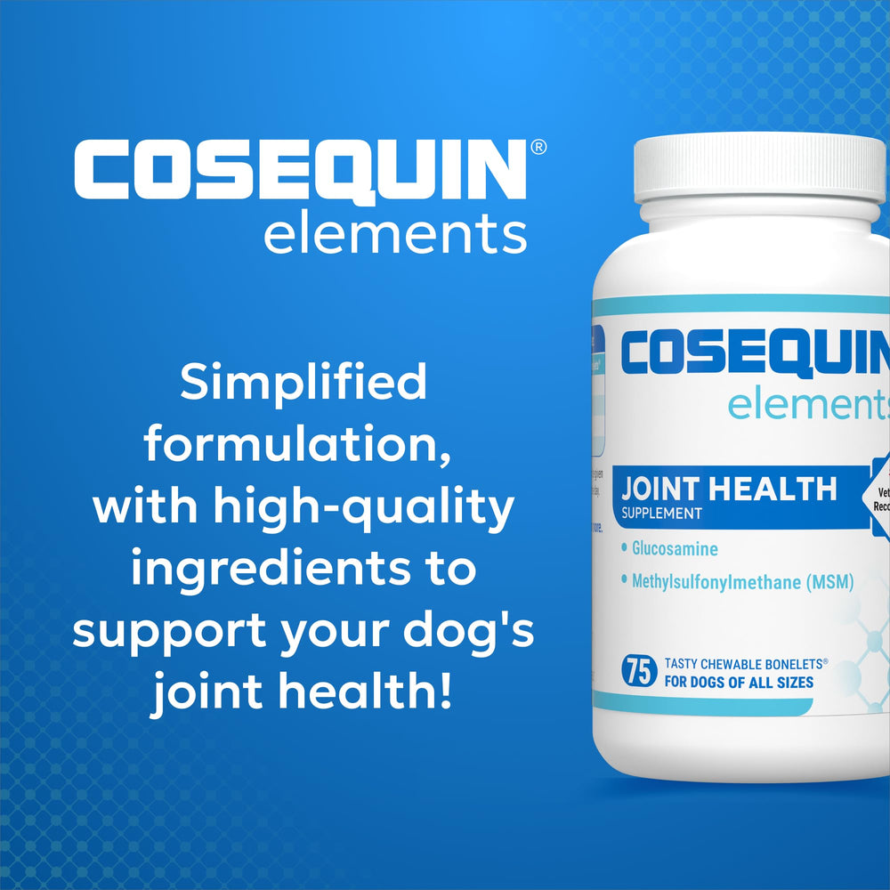 Nutramax Cosequin Elements quality seal signals trusted joint support option
