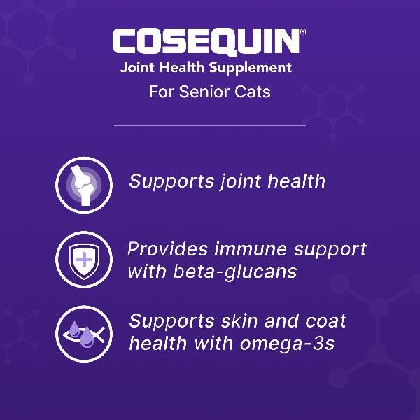 Nutramax Cosequin beta-glucan formula supports immune health in cats