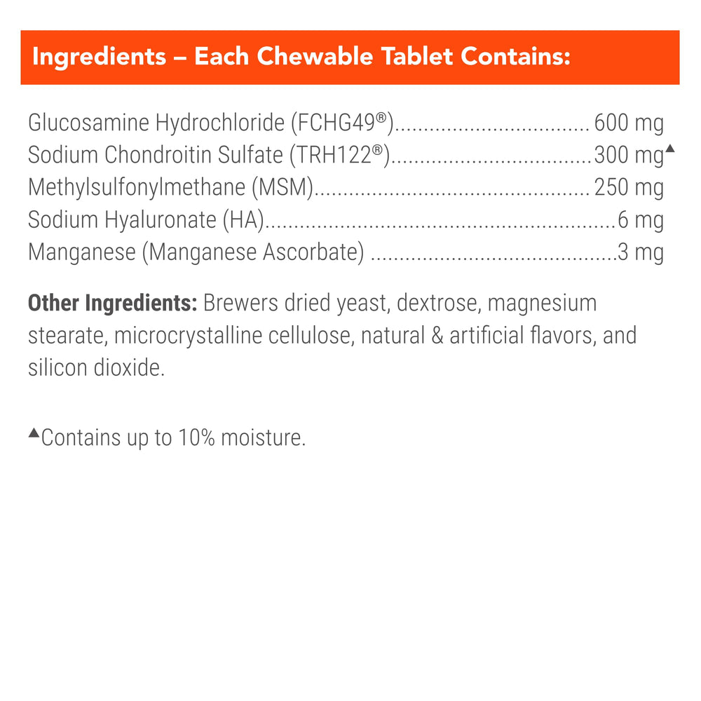 Nutramax Cosequin senior-dog joint-health packaging emphasizes age-specific support.