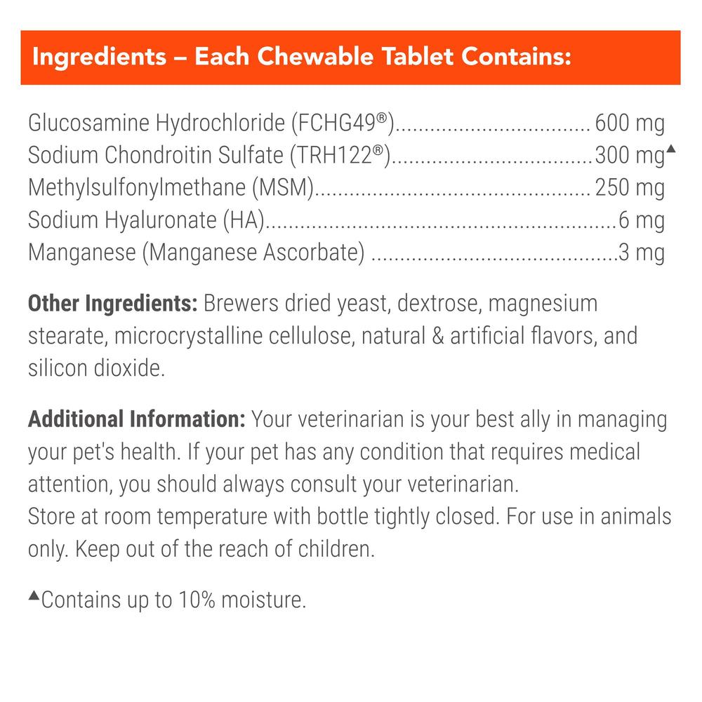 Nutramax Cosequin serving dog treat ready to use