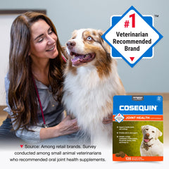 Nutramax Cosequin soft chews closeup showing chewy texture for daily use.
