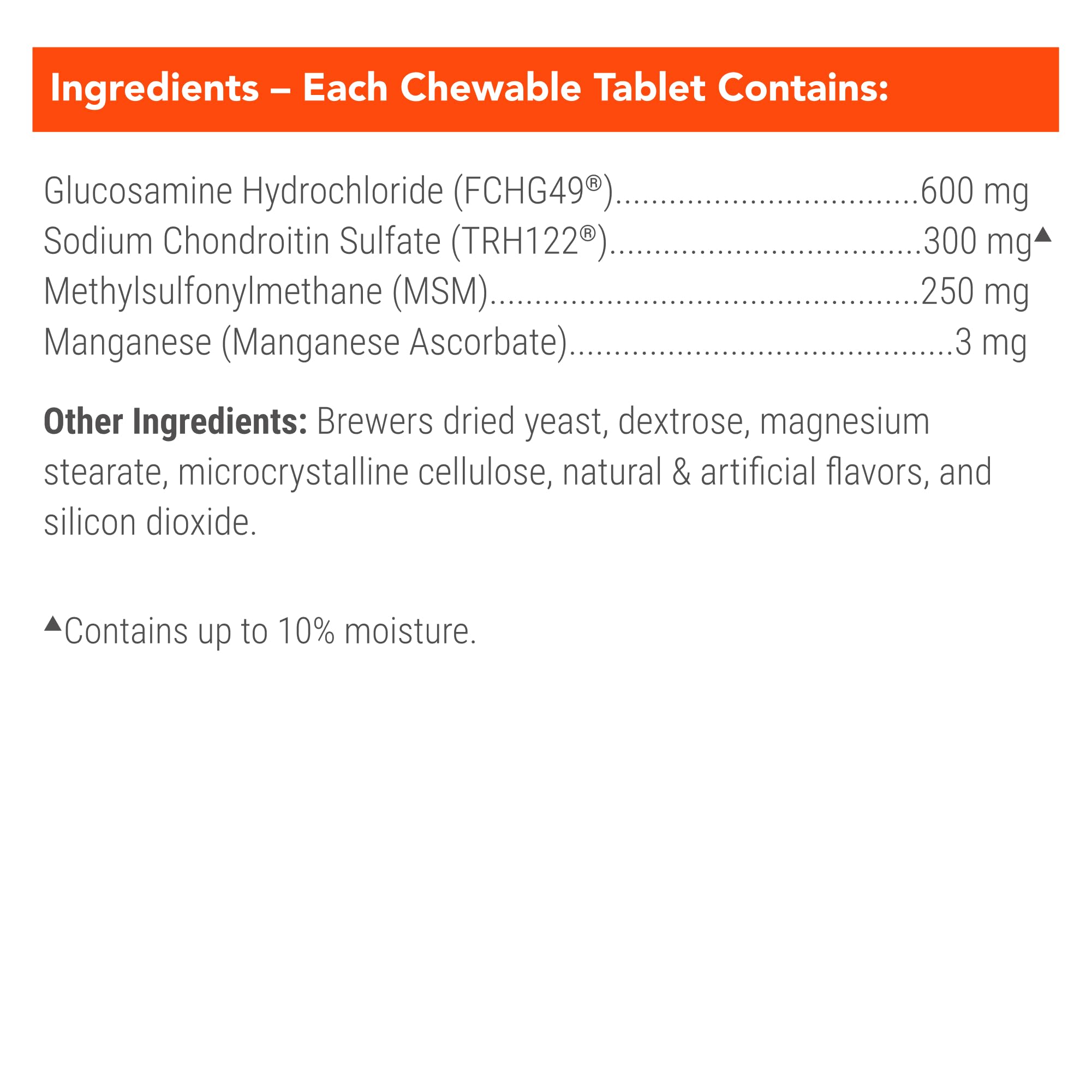 Nutramax Cosequin manufactured in the USA with thorough quality control.