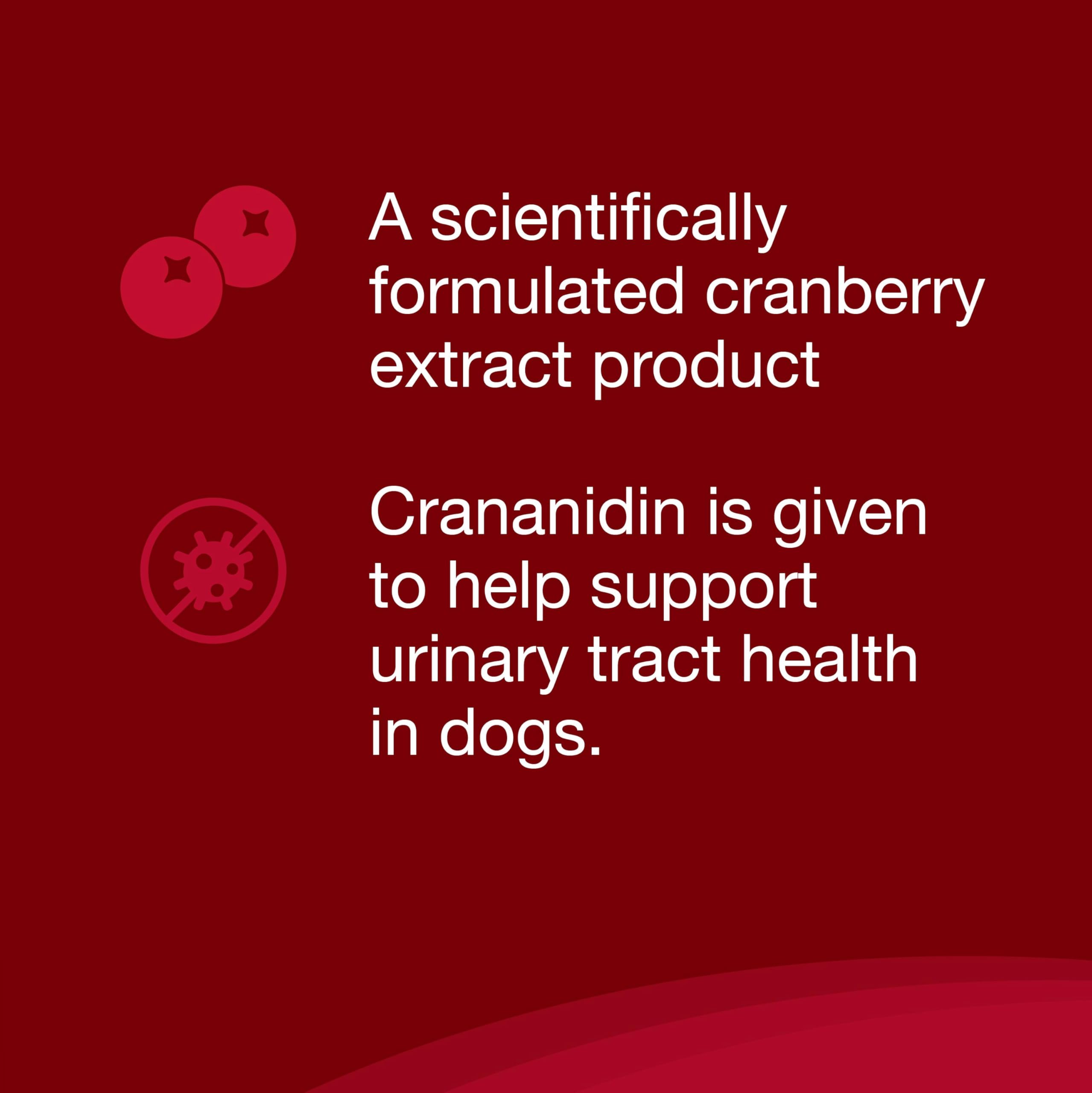 Nutramax Crananidin bottle label close-up for easy dosing