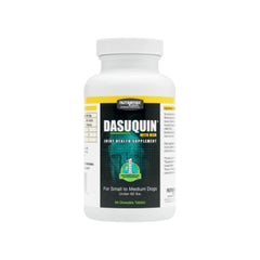 Nutramax Dasuquin bottle on table for canine joint support