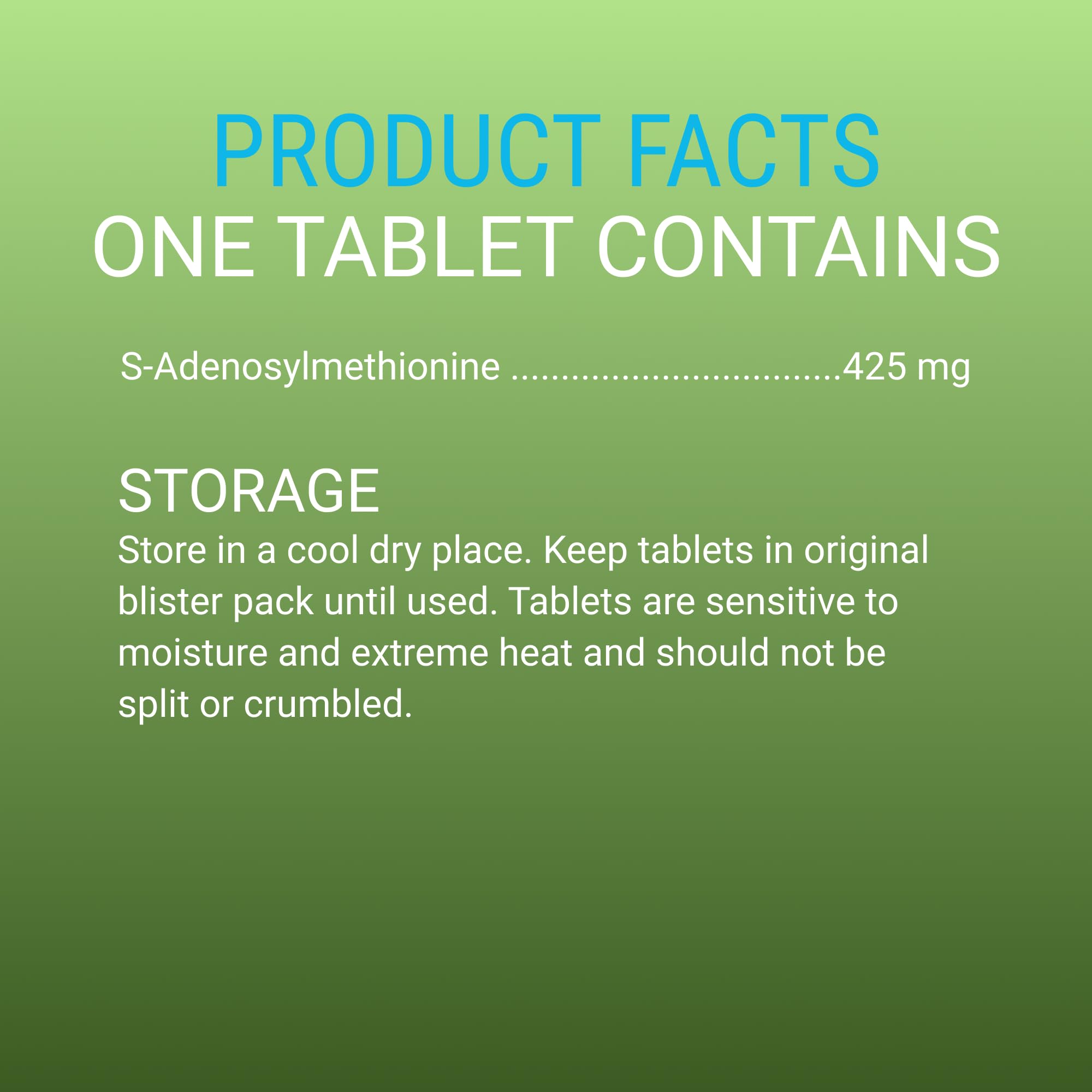 Tablets shown beside a dosage spoon for daily use.