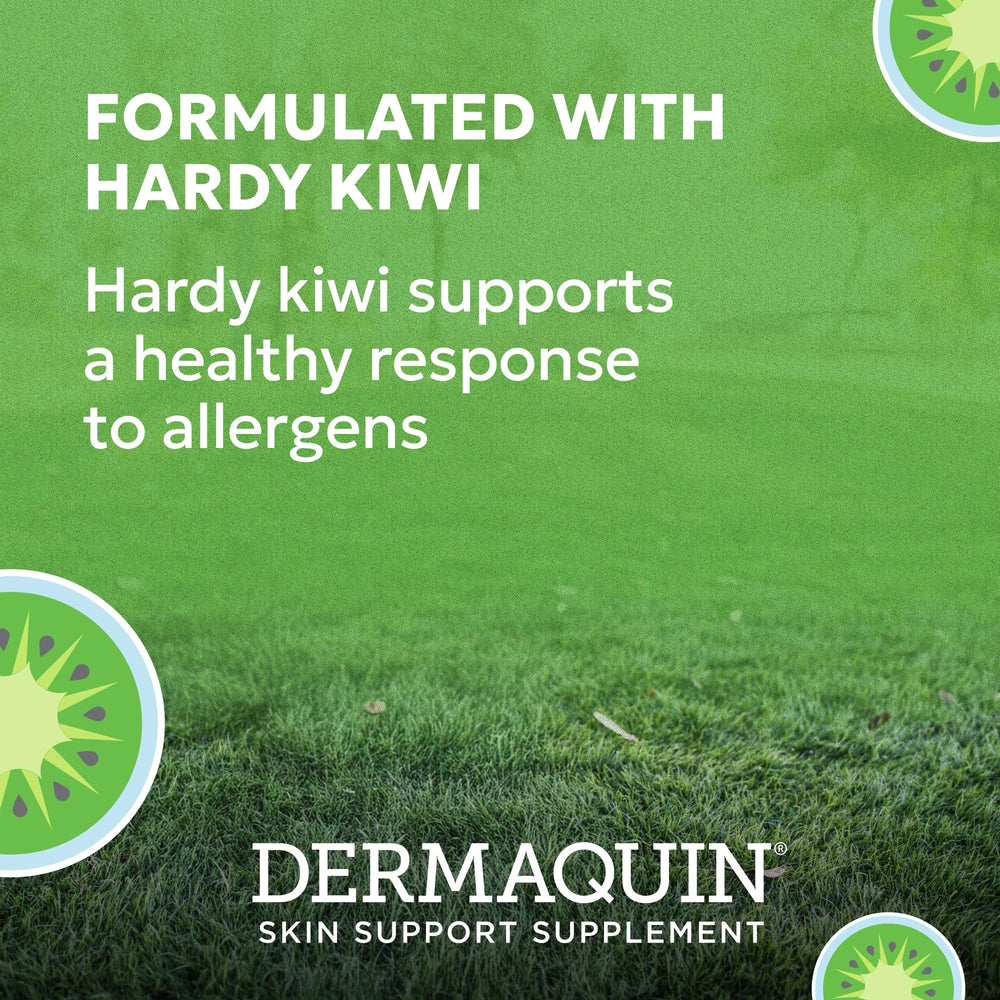 Nutramax Dermaquin omega-3 formulation emphasizes essential fatty acids for skin health.