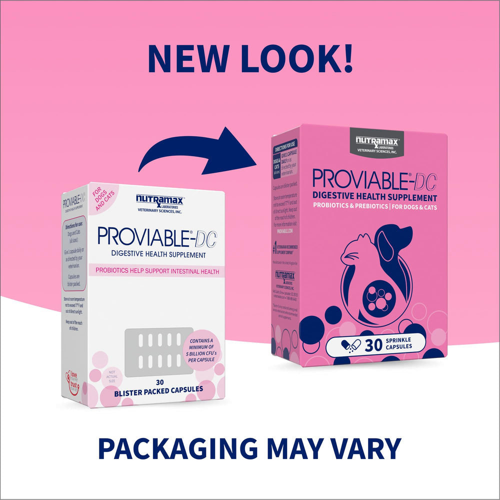 Nutramax Proviable chewable tablets for easy daily use.