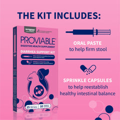 Nutramax Proviable paste being applied for easy oral administration