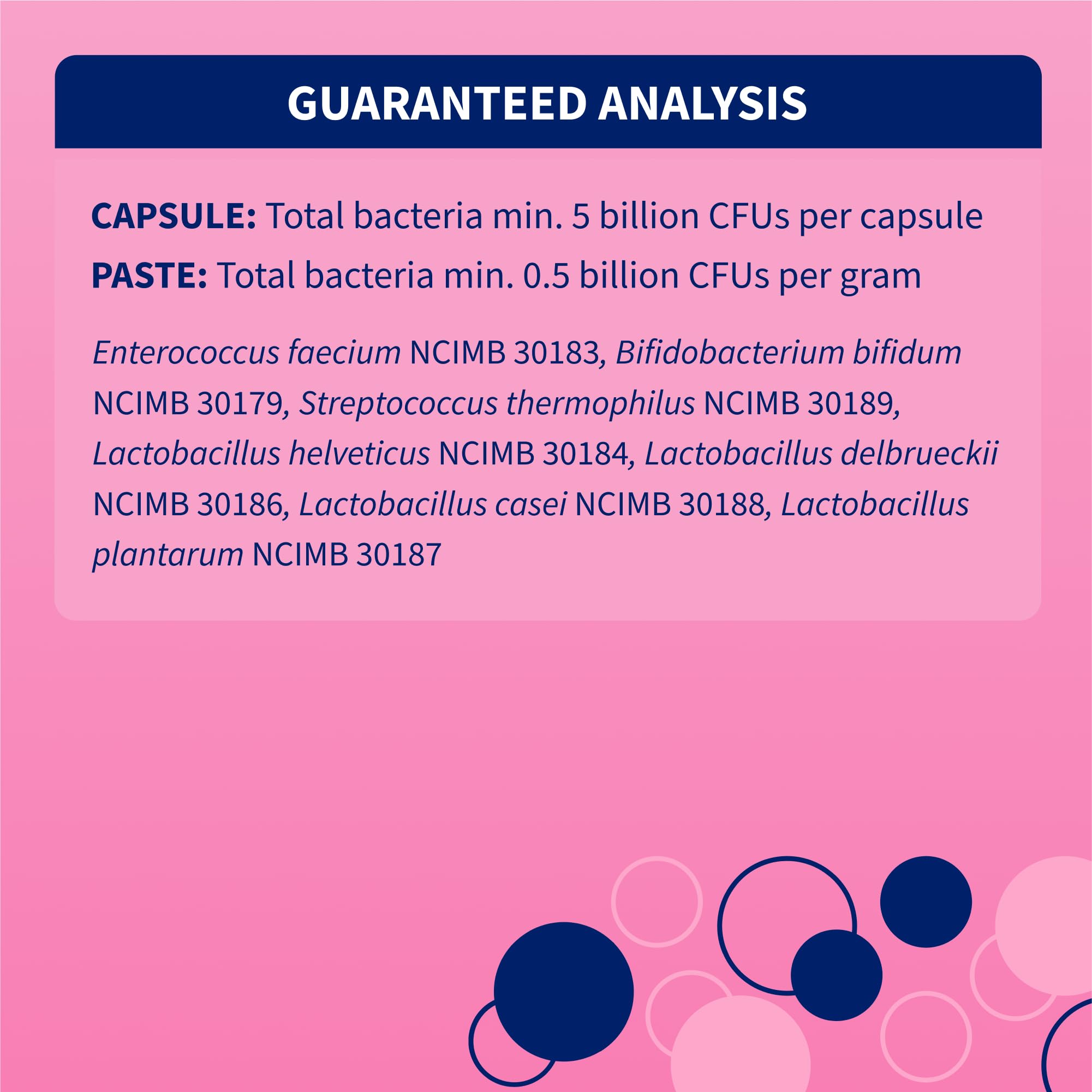 Nutramax Proviable product label highlighting ingredients and strains