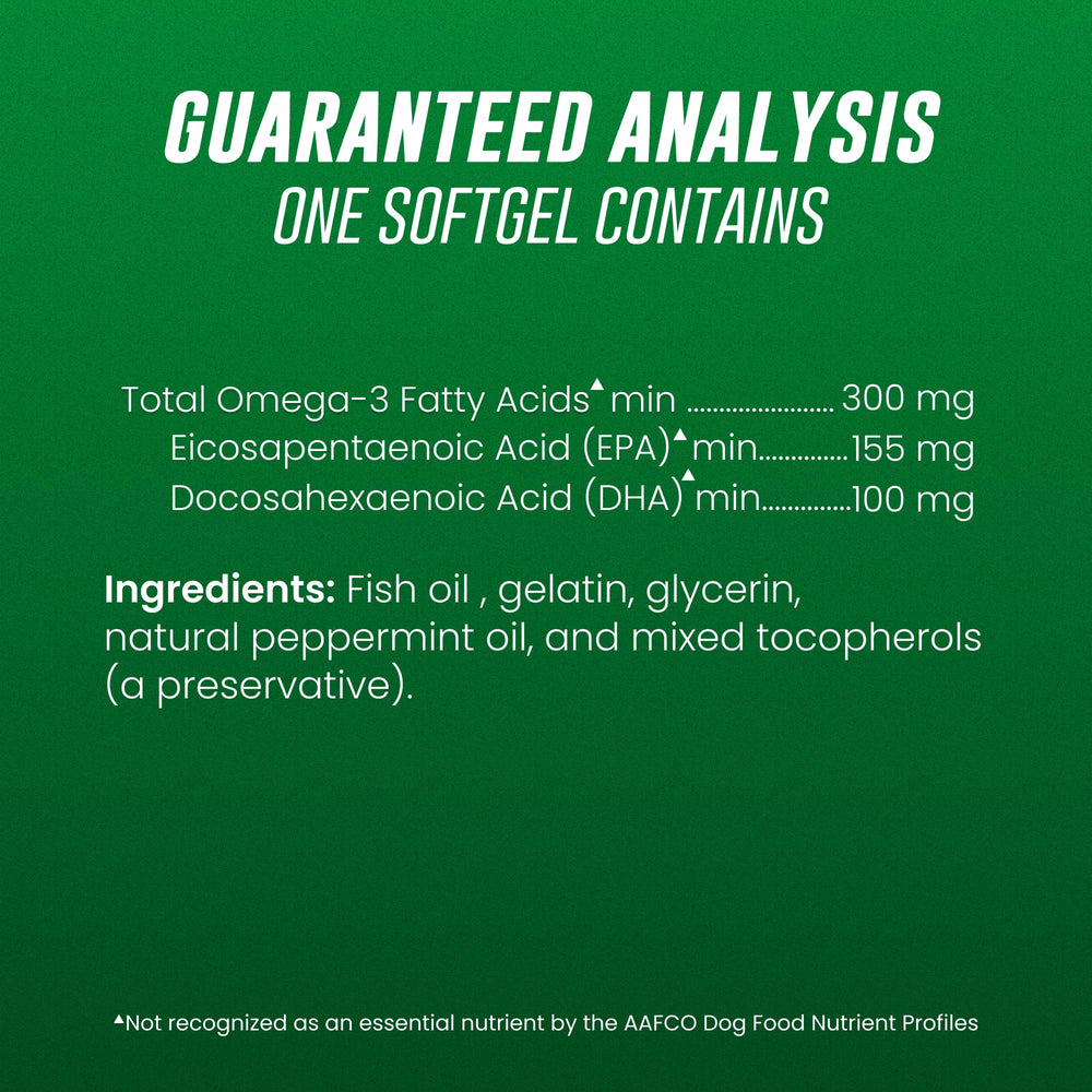 Nutramax Welactin dog softgel treat-style administration for convenient daily use.