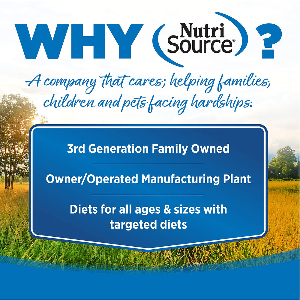 NutriSource TU80020 bag open showing treats, easy training reward.