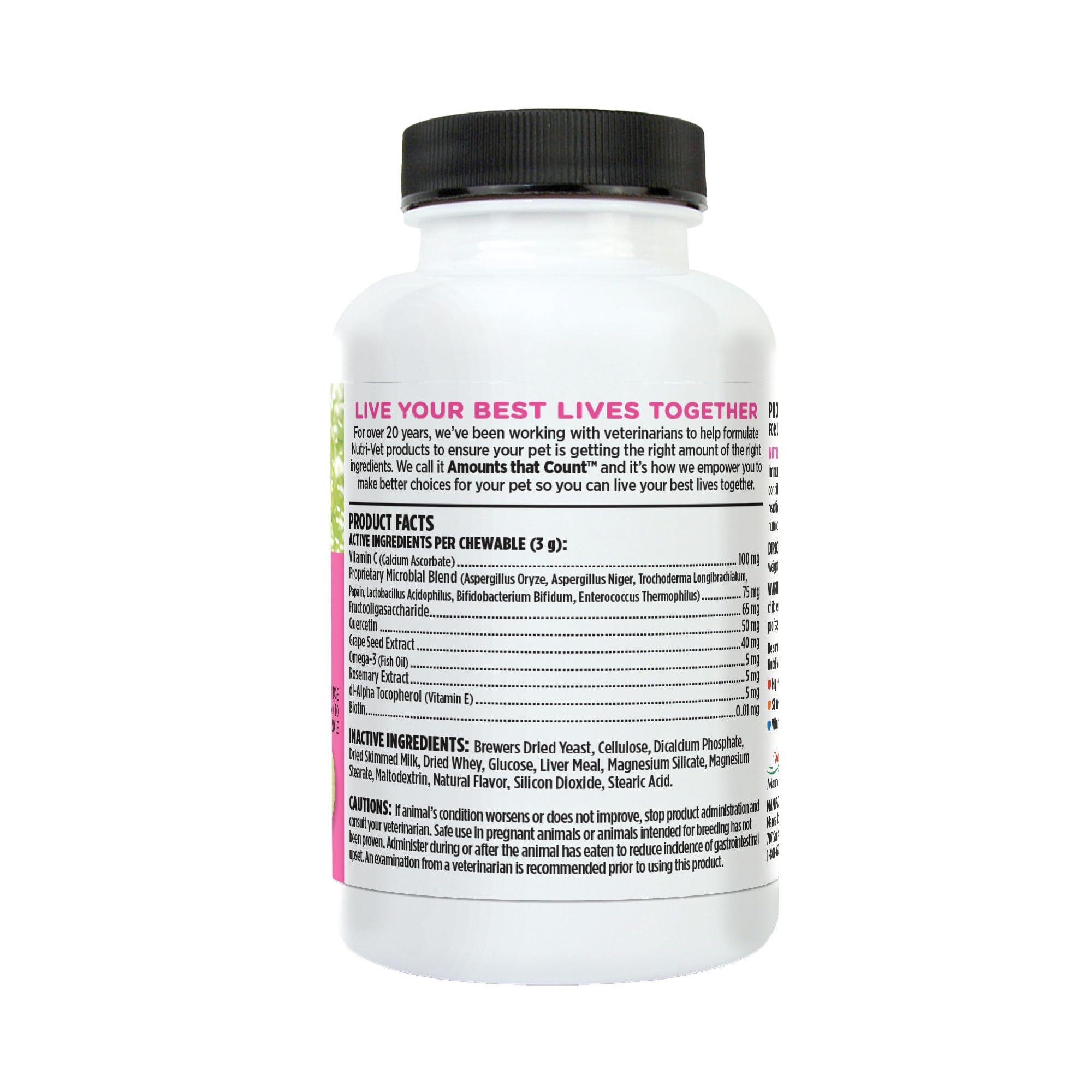 Nutri-Vet Allerg-Eze chewables for dogs with seasonal itch relief