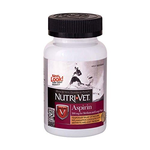 Nutri-Vet Aspirin Chewables large dogs tablets for simple dosing