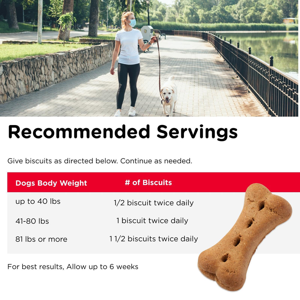 Nutri-Vet hip joint biscuit peanut-butter flavor; palatable daily treat.
